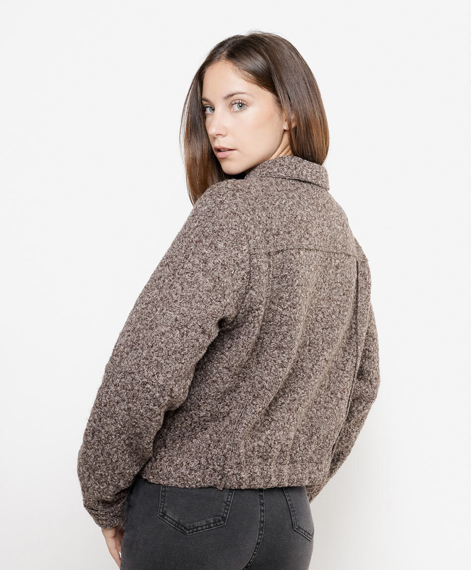 Campera mujer jaspeada
