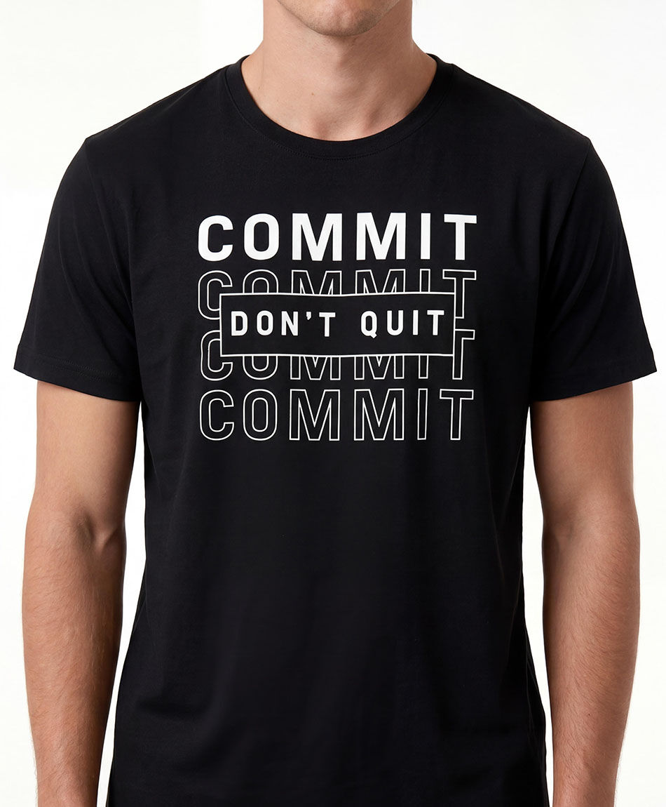 Remera deportiva hombre commit
