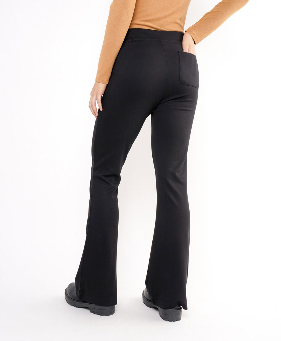 Pantal&oacute;n mujer textura ligera flare