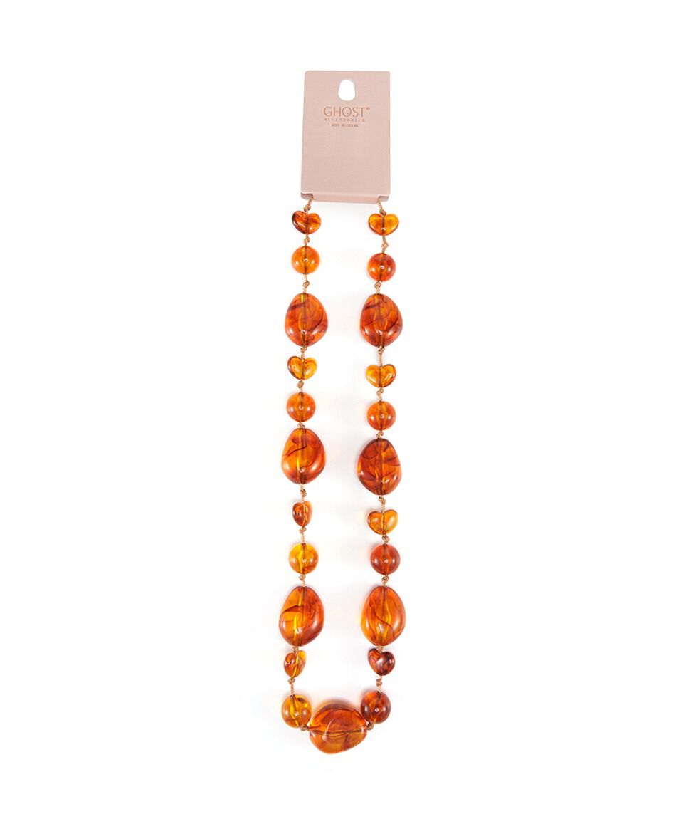 Collar mujer piedras &aacute;mbar