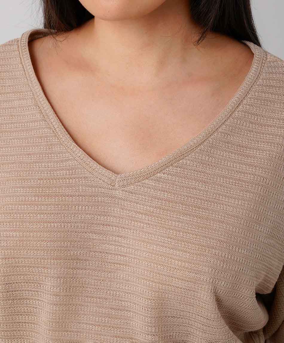 Sweater mujer cuello ancho