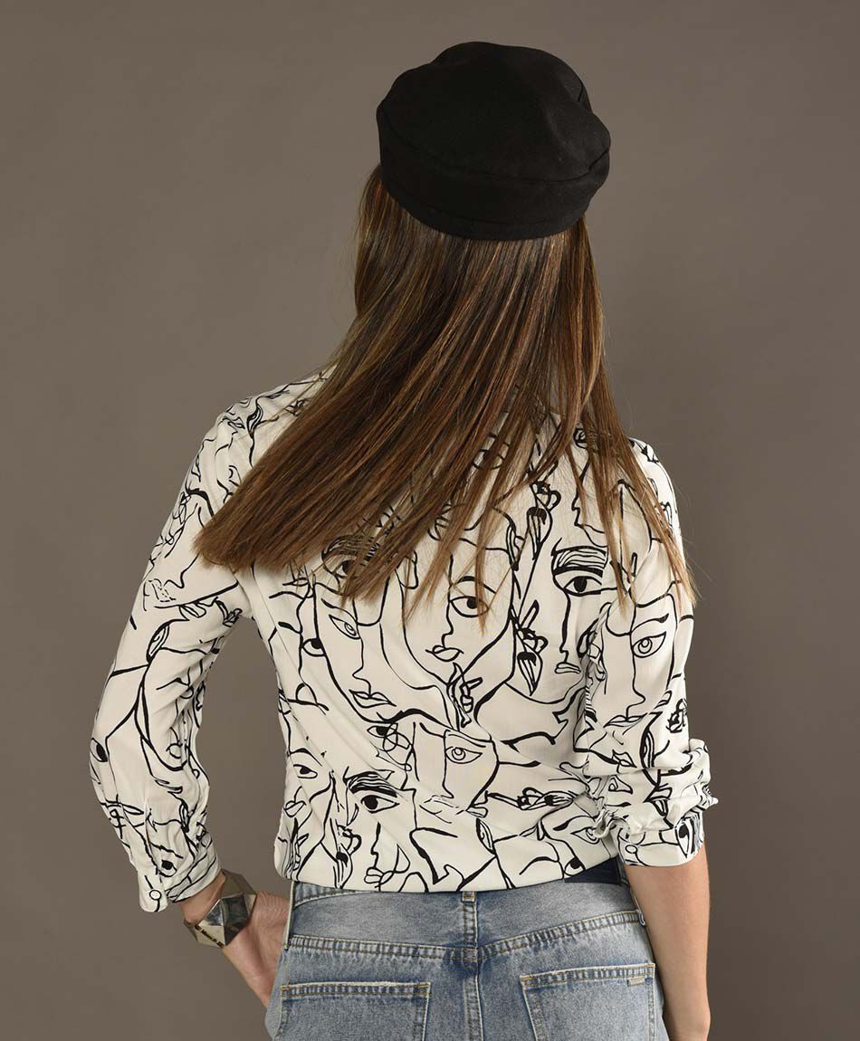 Blusa estampada