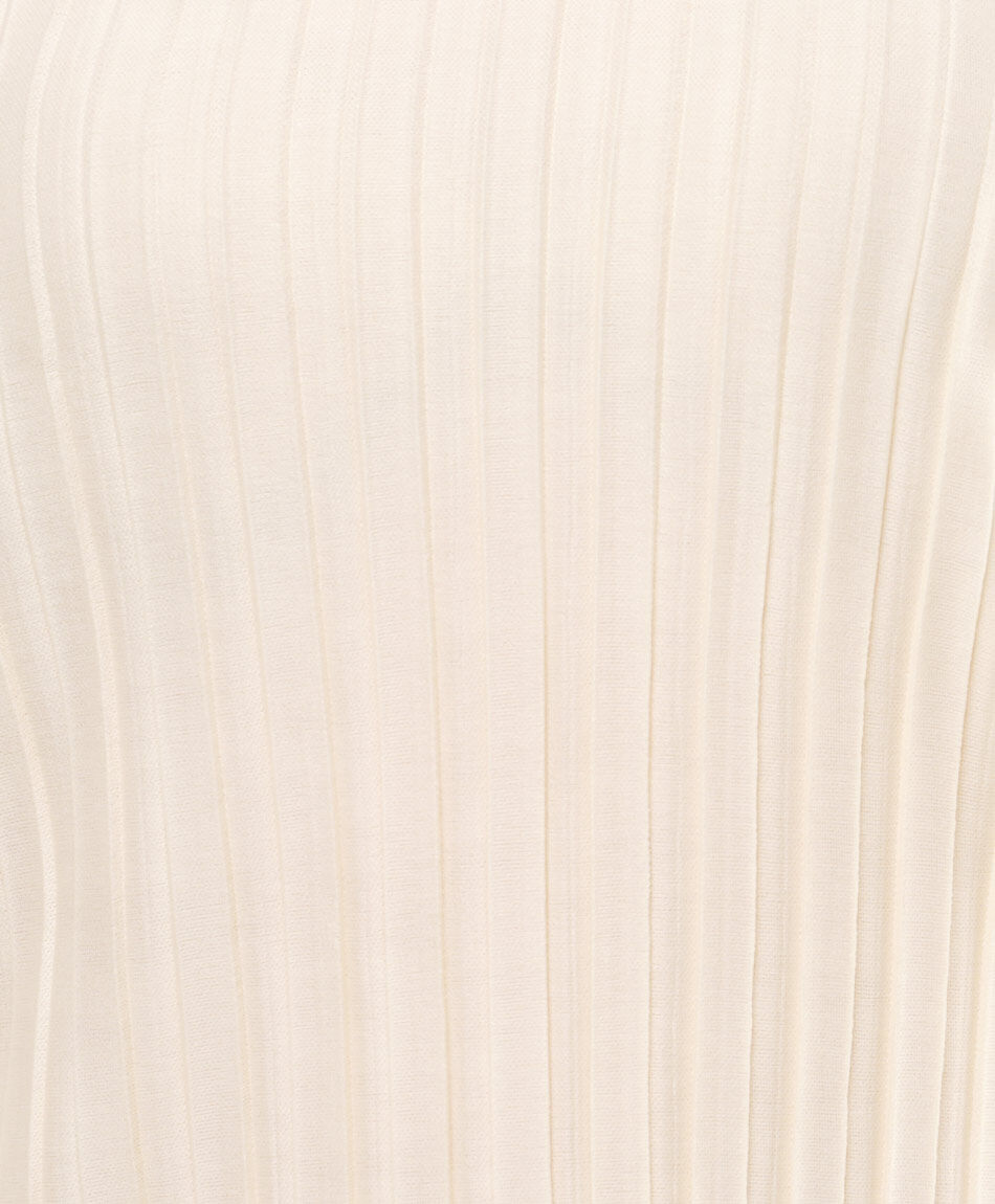 Remera mujer plisada manga vuelo