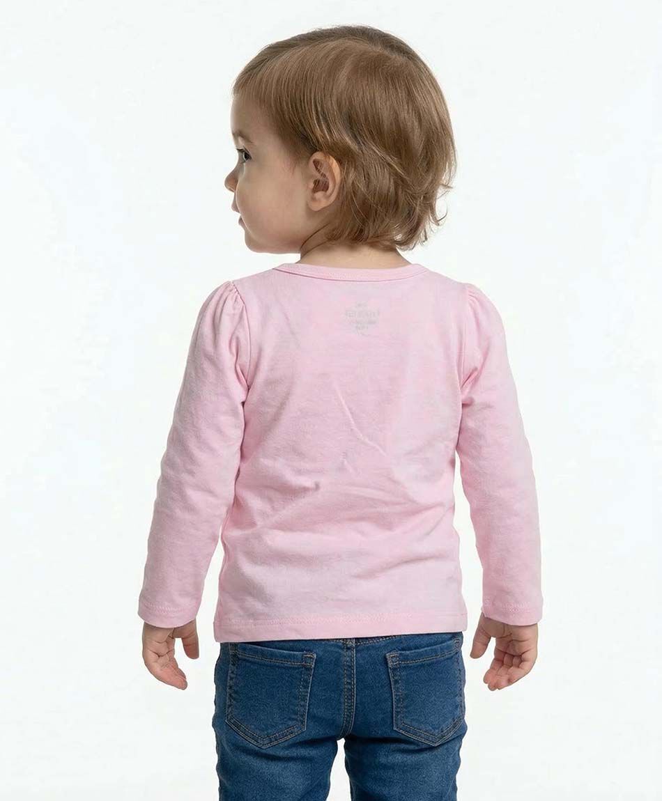 Remera beb&eacute; b&aacute;sica manga larga