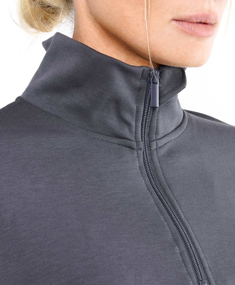 Buzo deportivo mujer modal crop