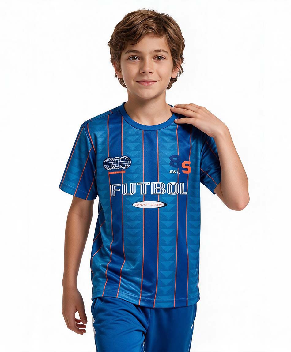 Remera ni&ntilde;o f&uacute;tbol