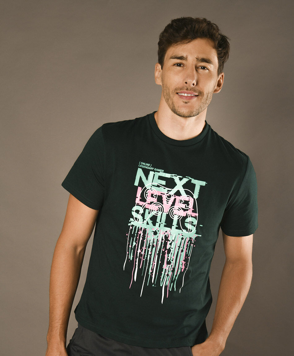 Polera estampada