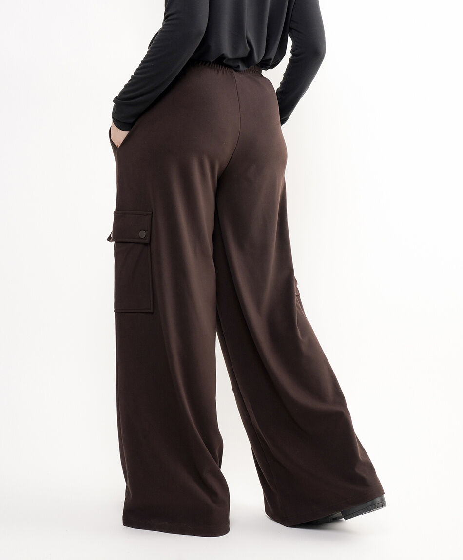 Pantal&oacute;n mujer cargo brown