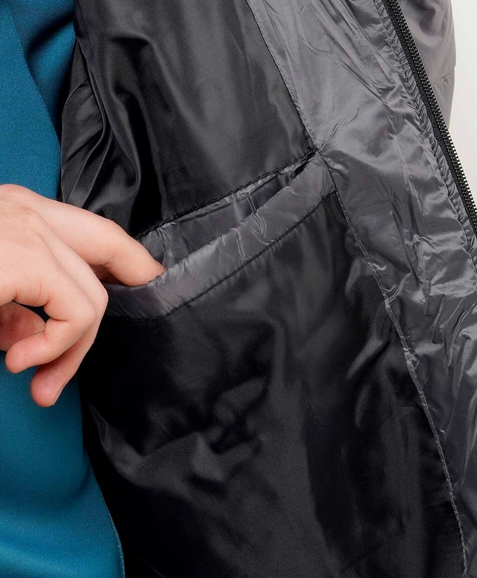 Parka deportiva hombre costuras