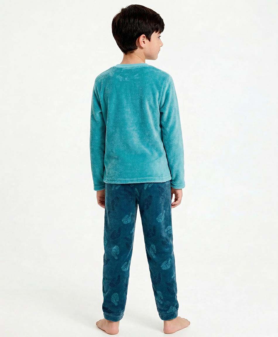 Pijama ni&ntilde;o estampado movie time