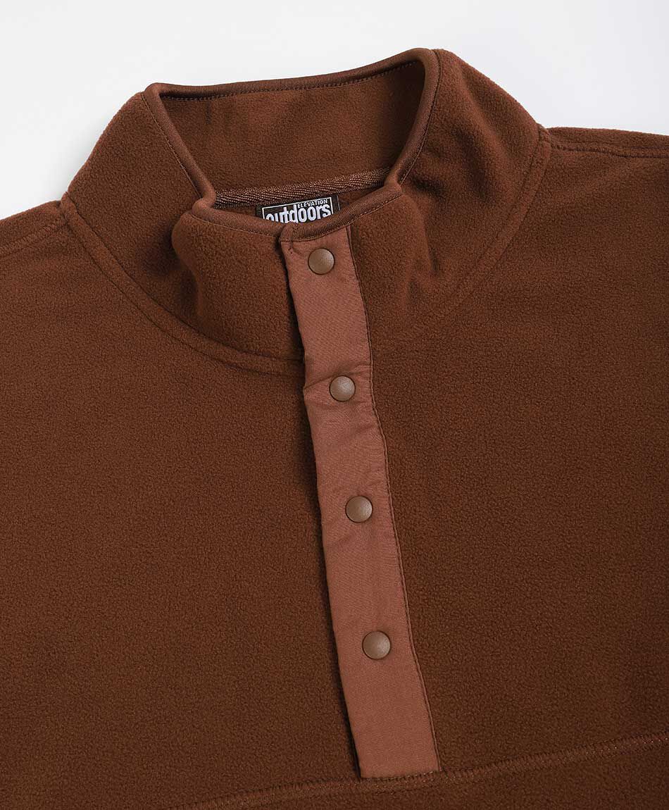 Buzo hombre polar con botones