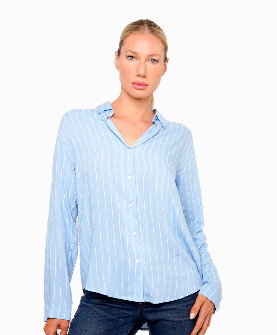 Camisa mujer rayas elegantes