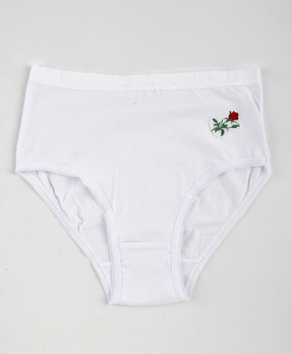 Bombacha mujer bordado flor