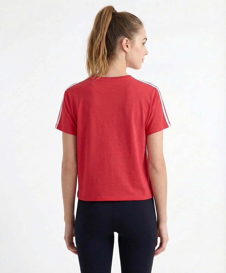 Remera deportiva mujer b&aacute;sica roja