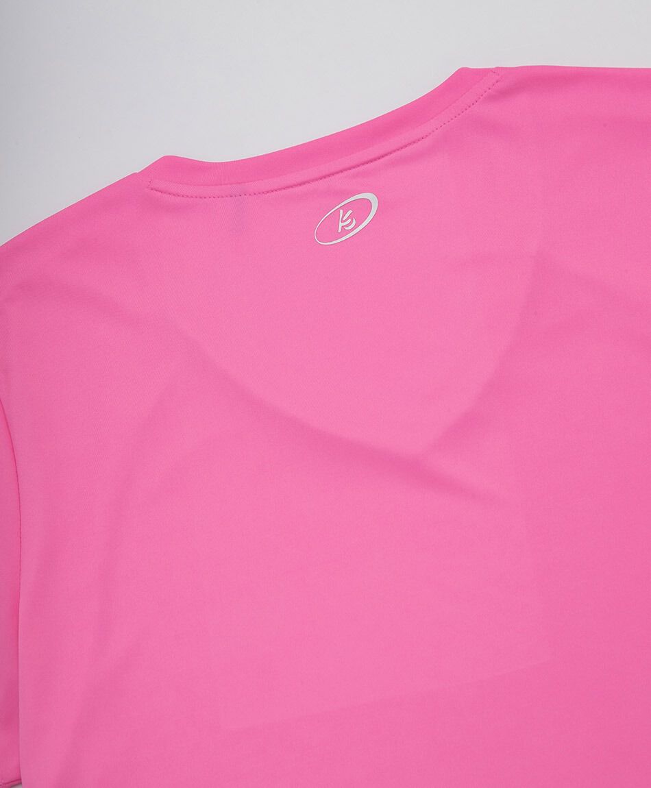 Remera deportiva mujer lisa pipping rosada