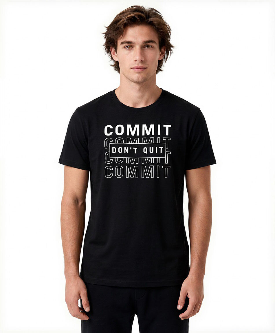 Remera deportiva hombre commit