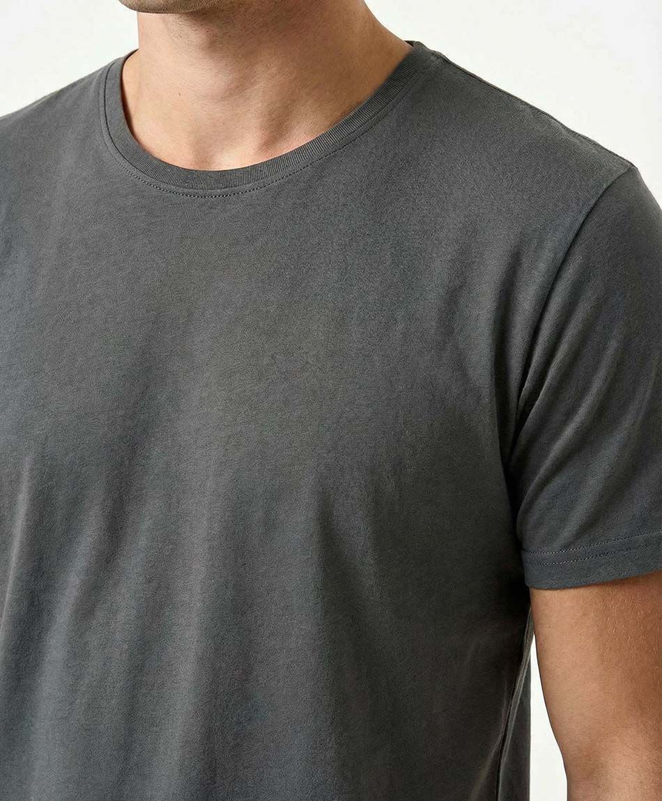 Remera hombre lisa manga corta