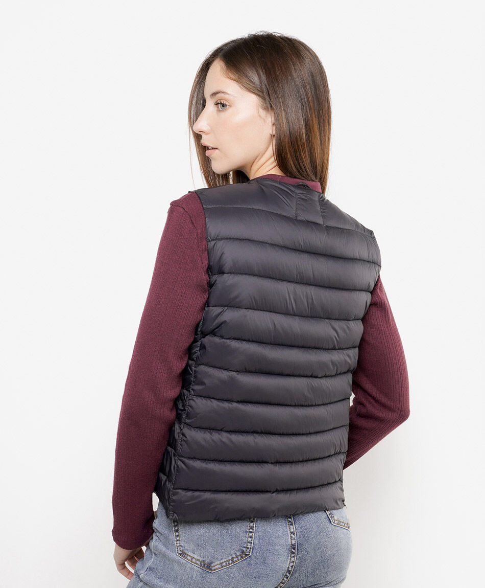 Parka mujer puffa con botones