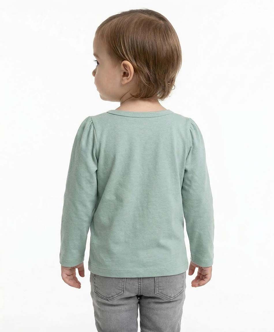 Remera beb&eacute; b&aacute;sica manga larga