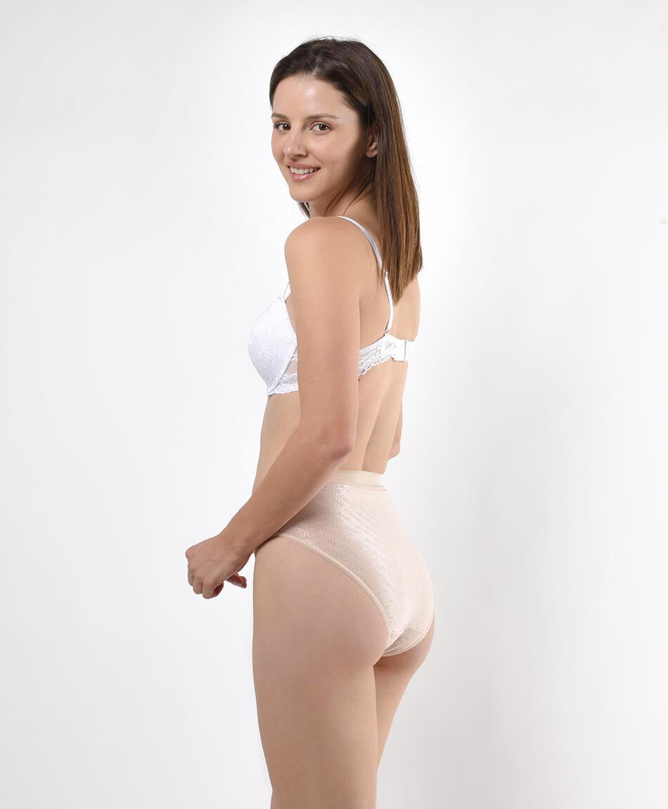 Bombacha bikini mujer jacquard
