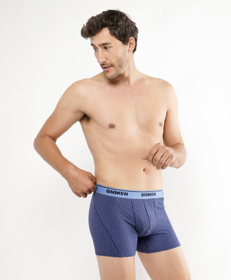 Pack 2 boxer hombre azules