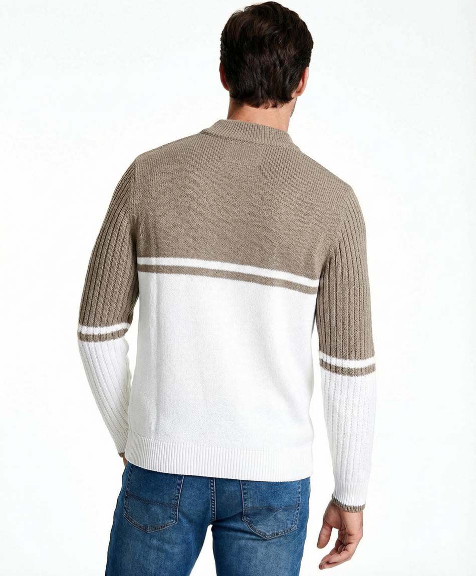 Sweater hombre cafe mocka