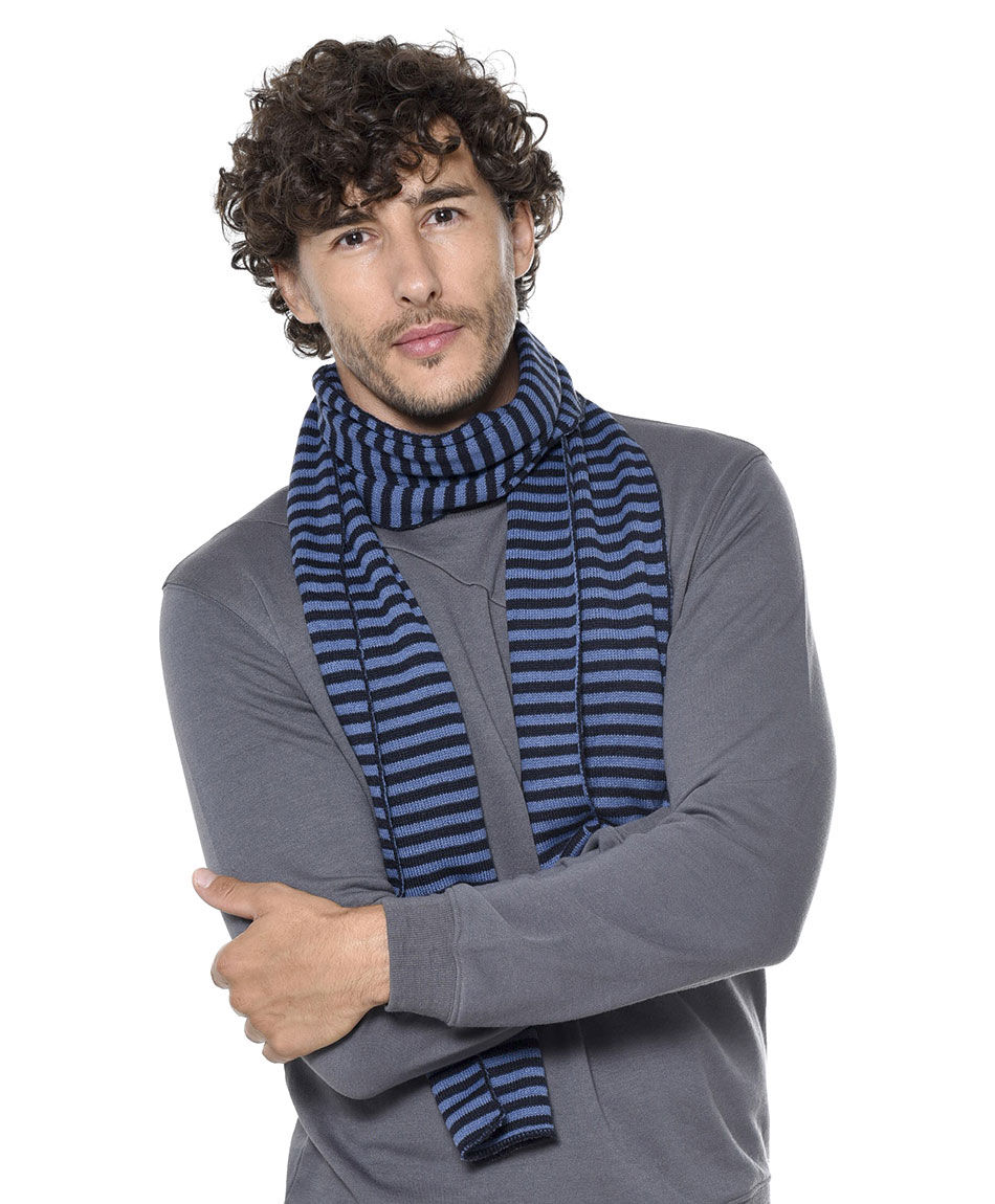 Bufanda hombre rayas