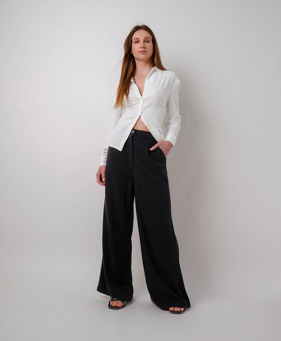 Pantal&oacute;n mujer lino