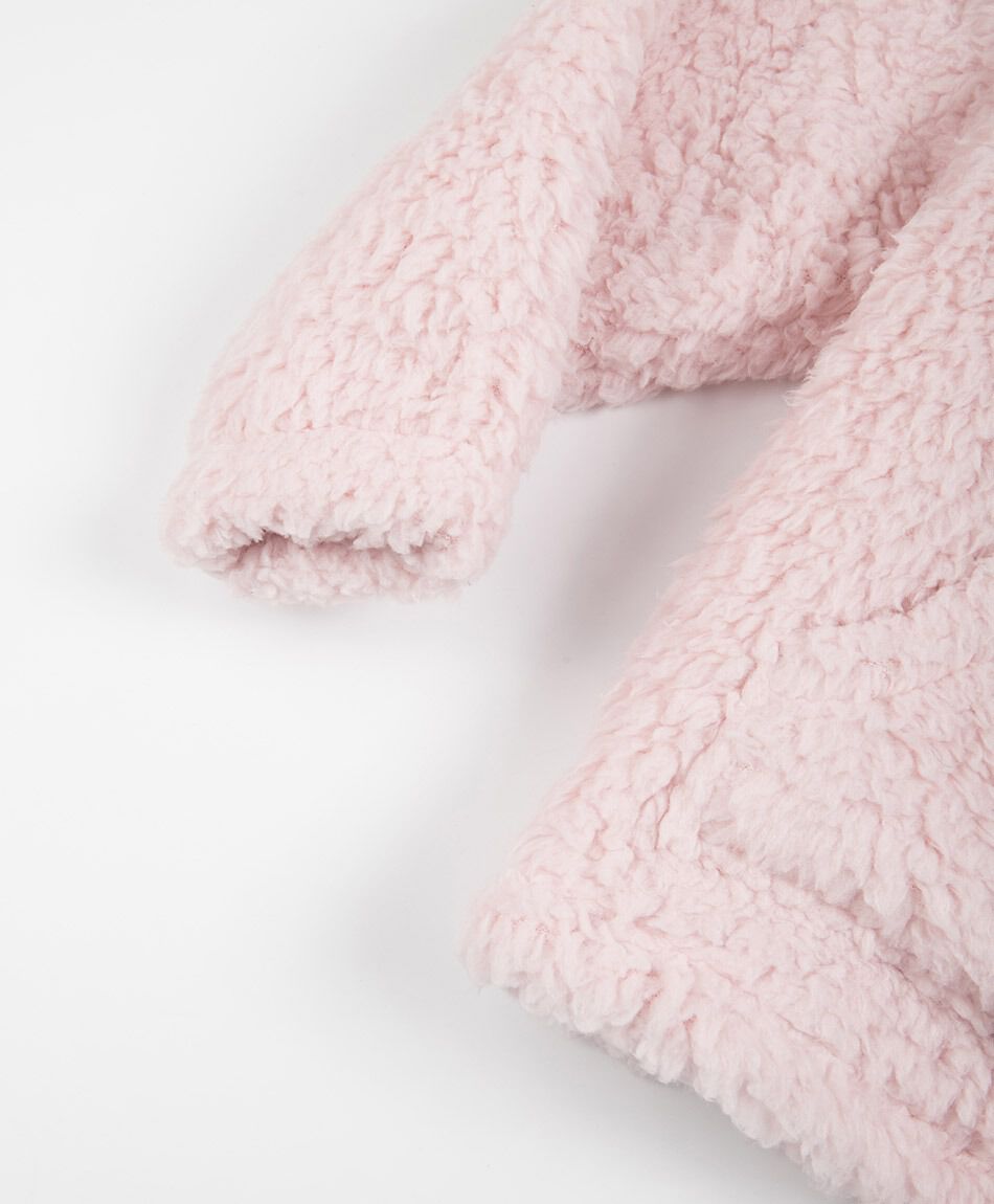 Buzo beb&eacute; gato rosa