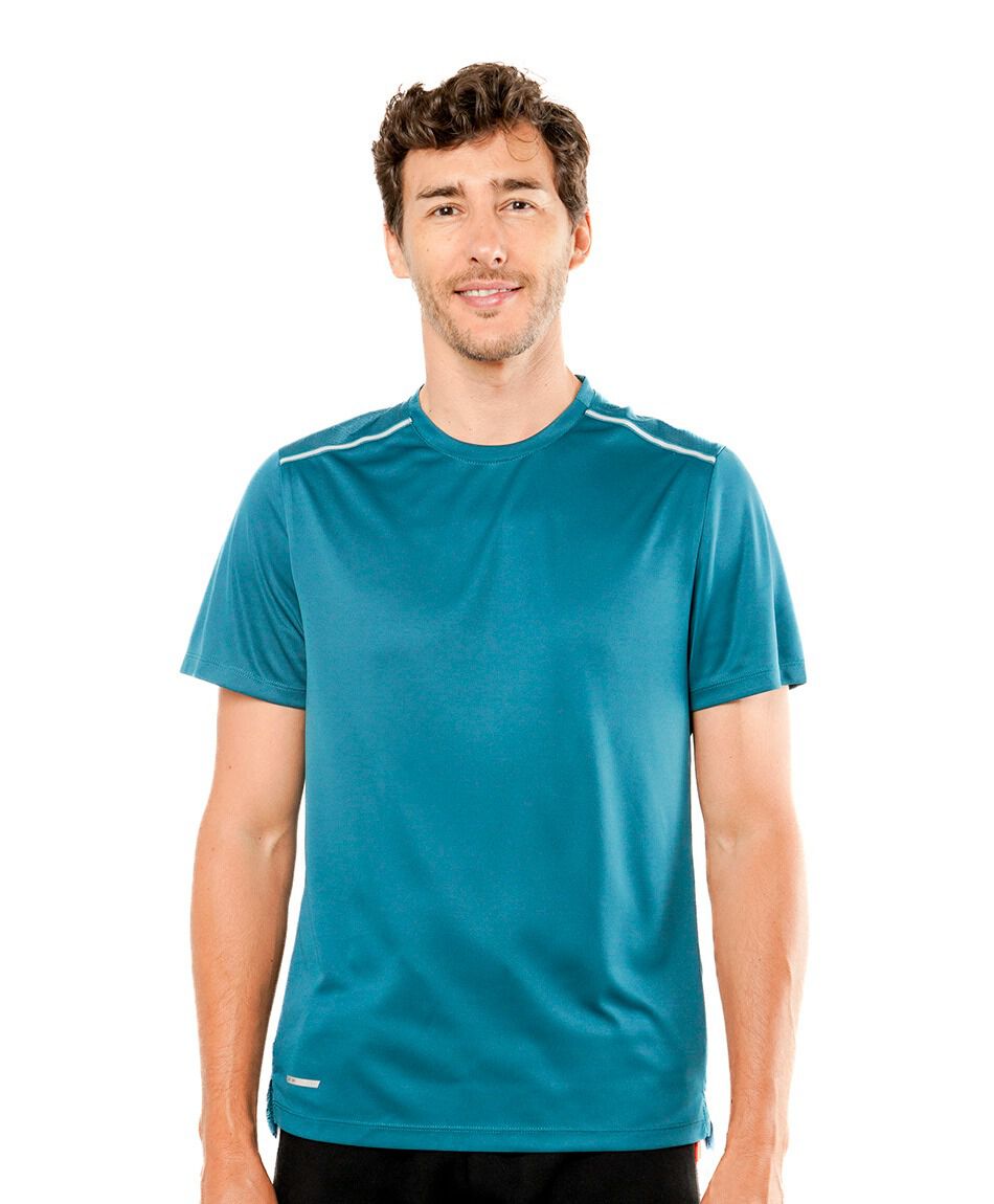 Remera deportiva hombre doble l&iacute;nea
