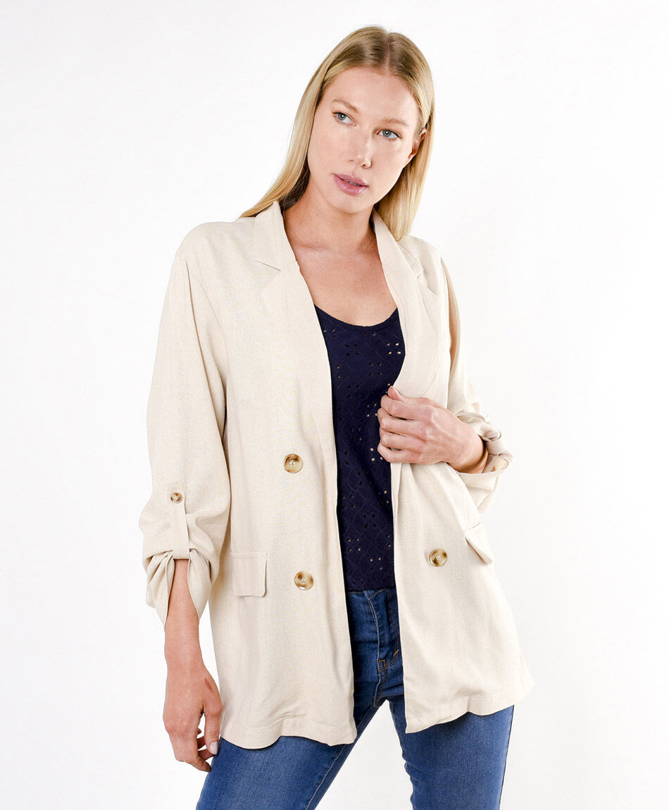 Blazer mujer botones