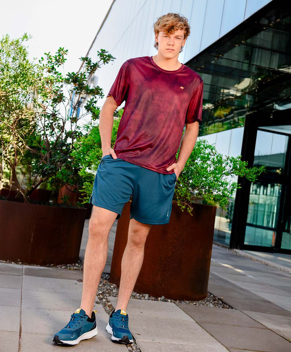 Short deportivo hombre mesh