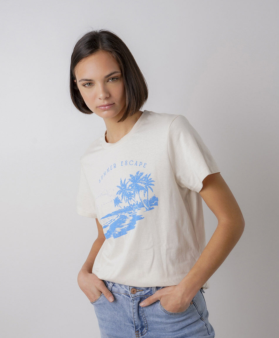 Remera mujer playa summer