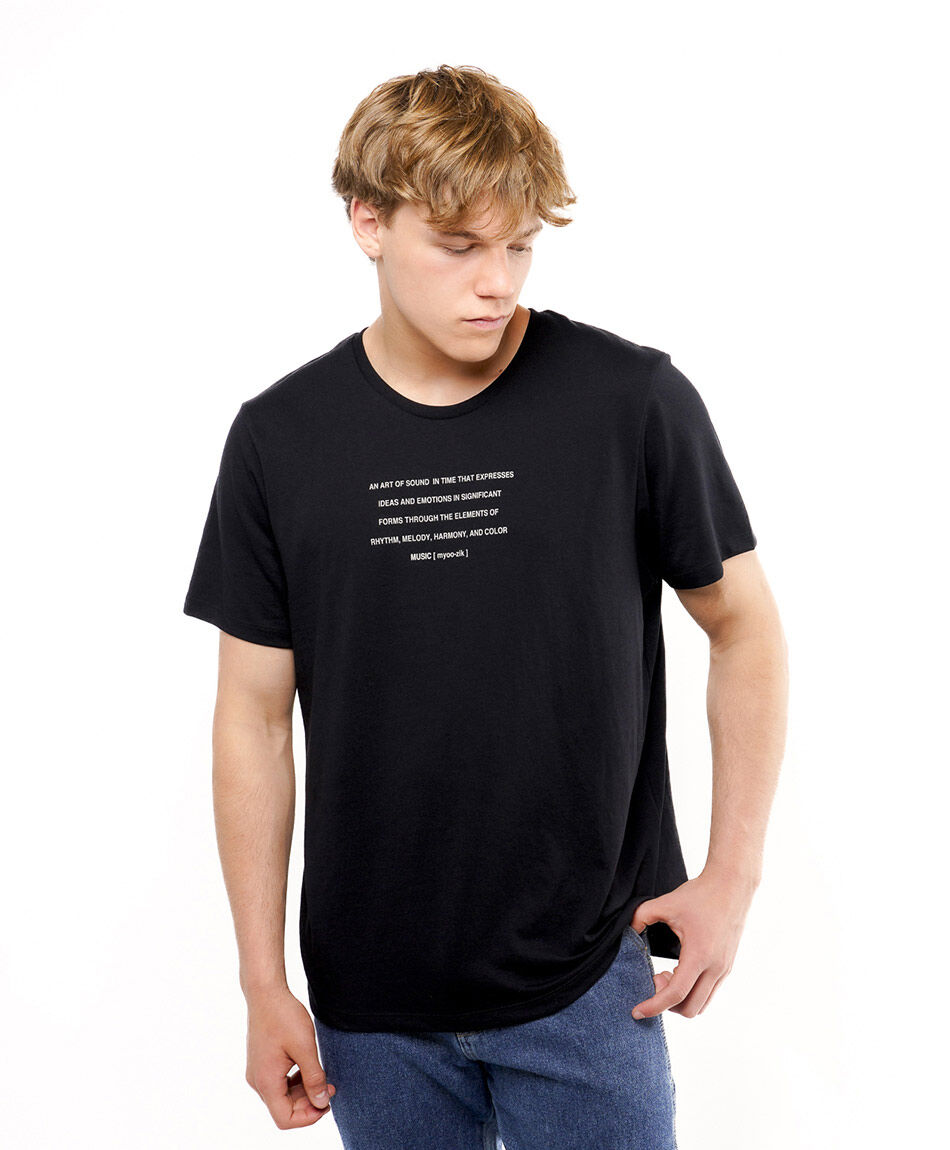 Remera hombre estampado doble red hot