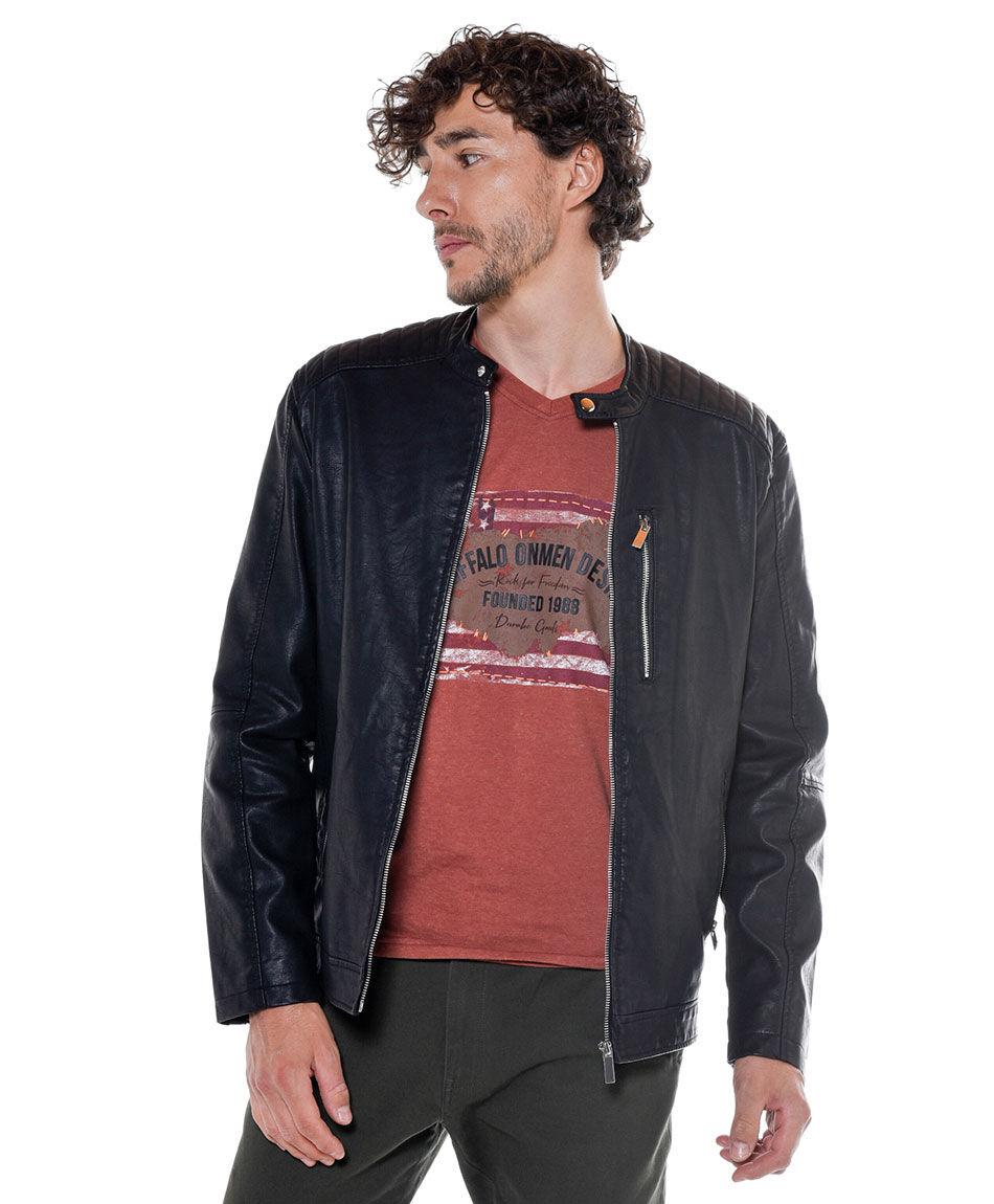 Chaqueta eco cuero
