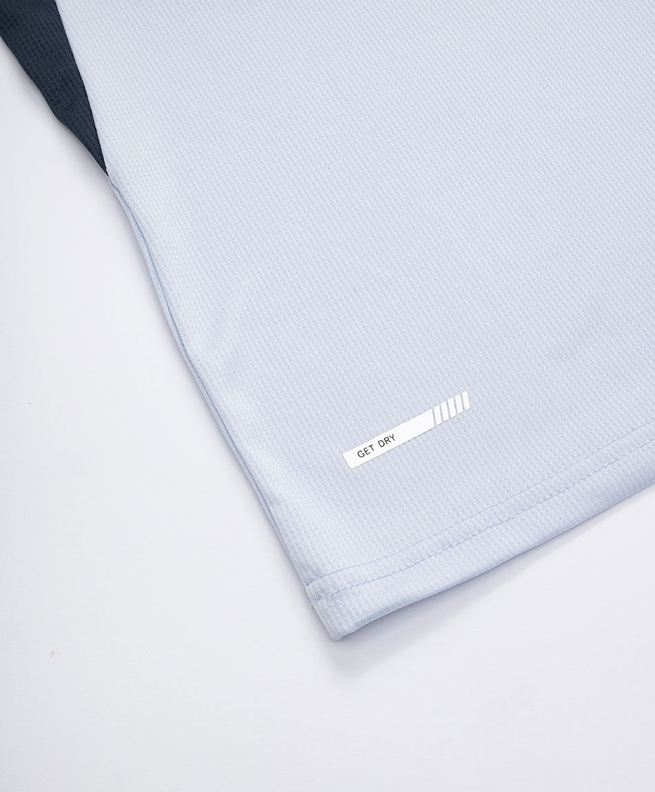 Remera deportiva hombre runner white