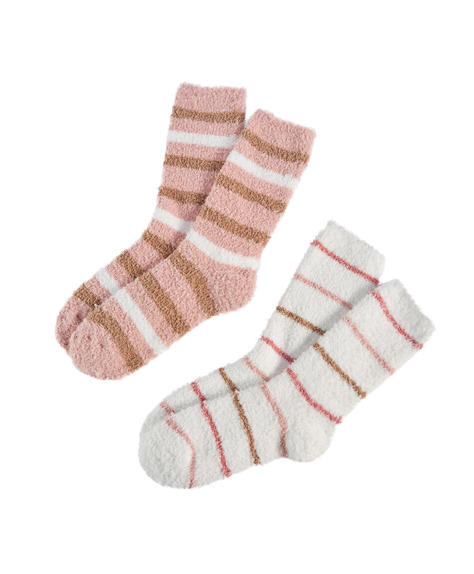 Pack 2 medias mujer tonos pastel suaves