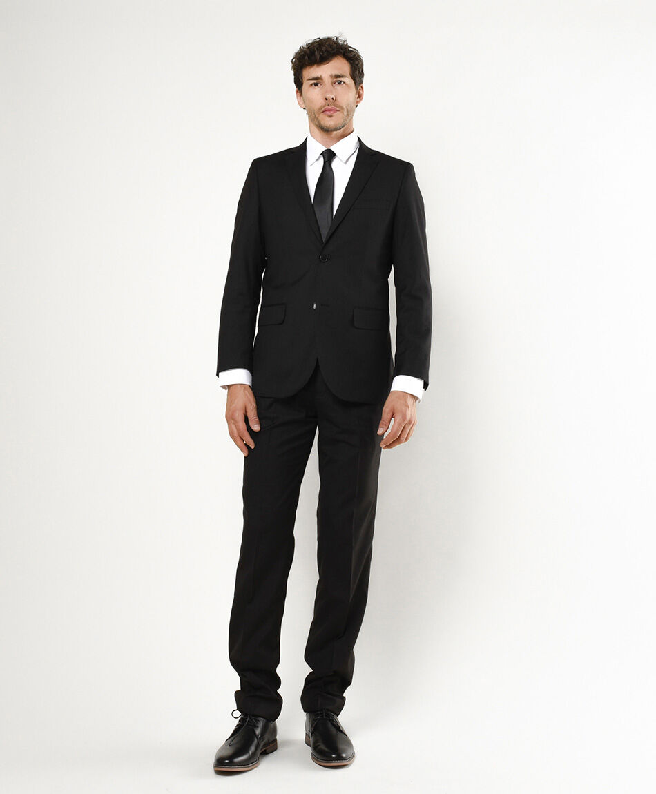 Traje de vestir hombre color negro