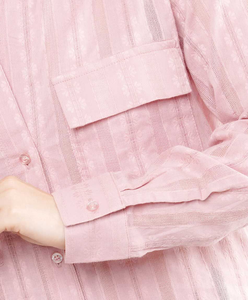Camisa mujer bolsillos pink