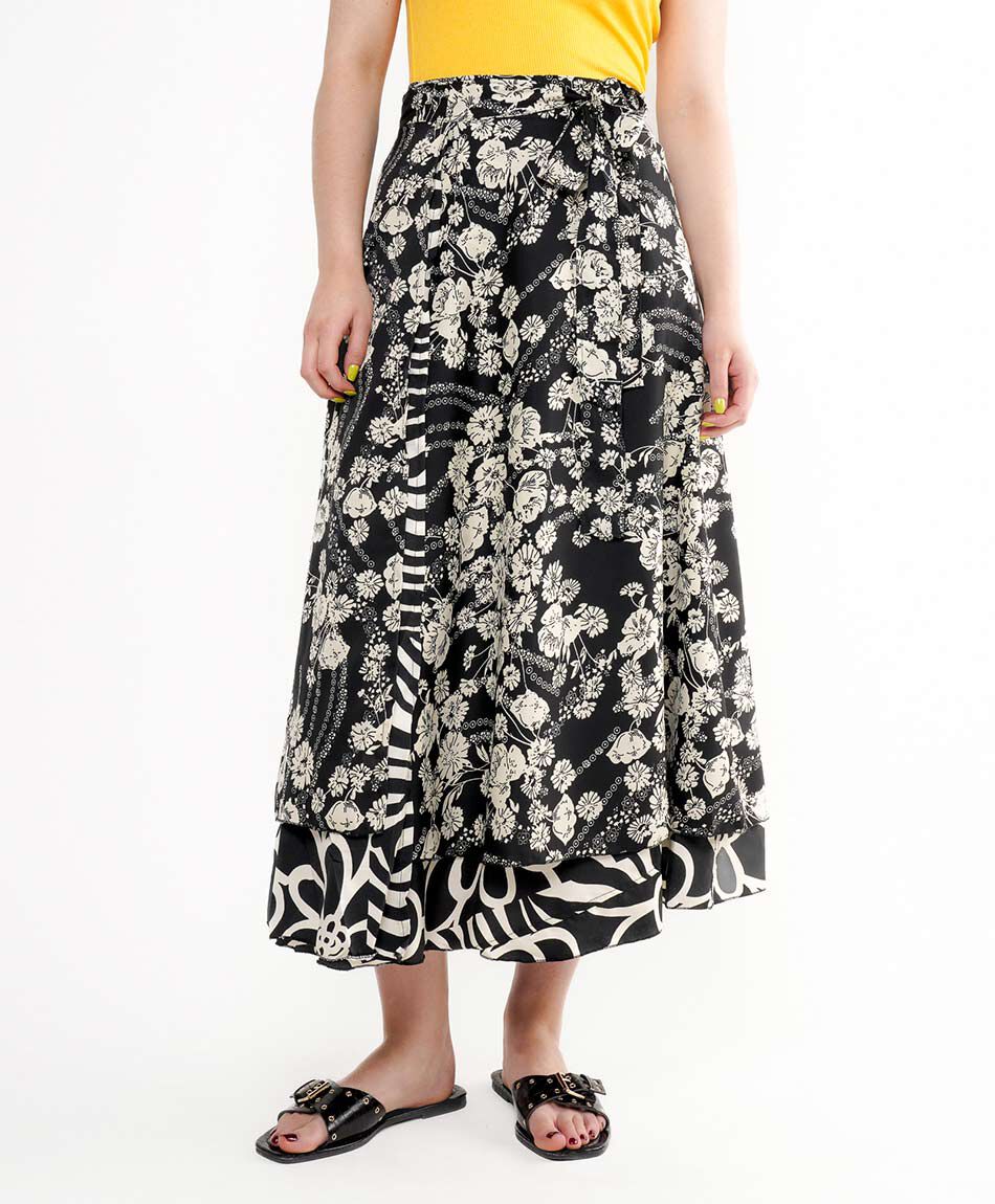 Pollera mujer pareo maxi