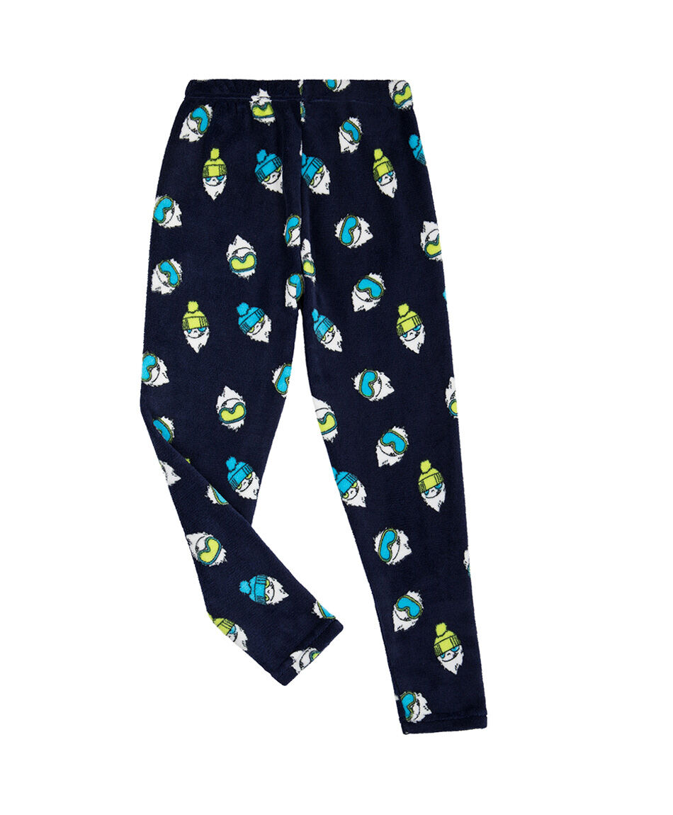 Pijama ni&ntilde;o estampado yeti