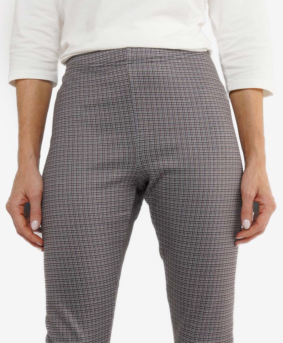 Leggins mujer forrada cuadrill&eacute; mix