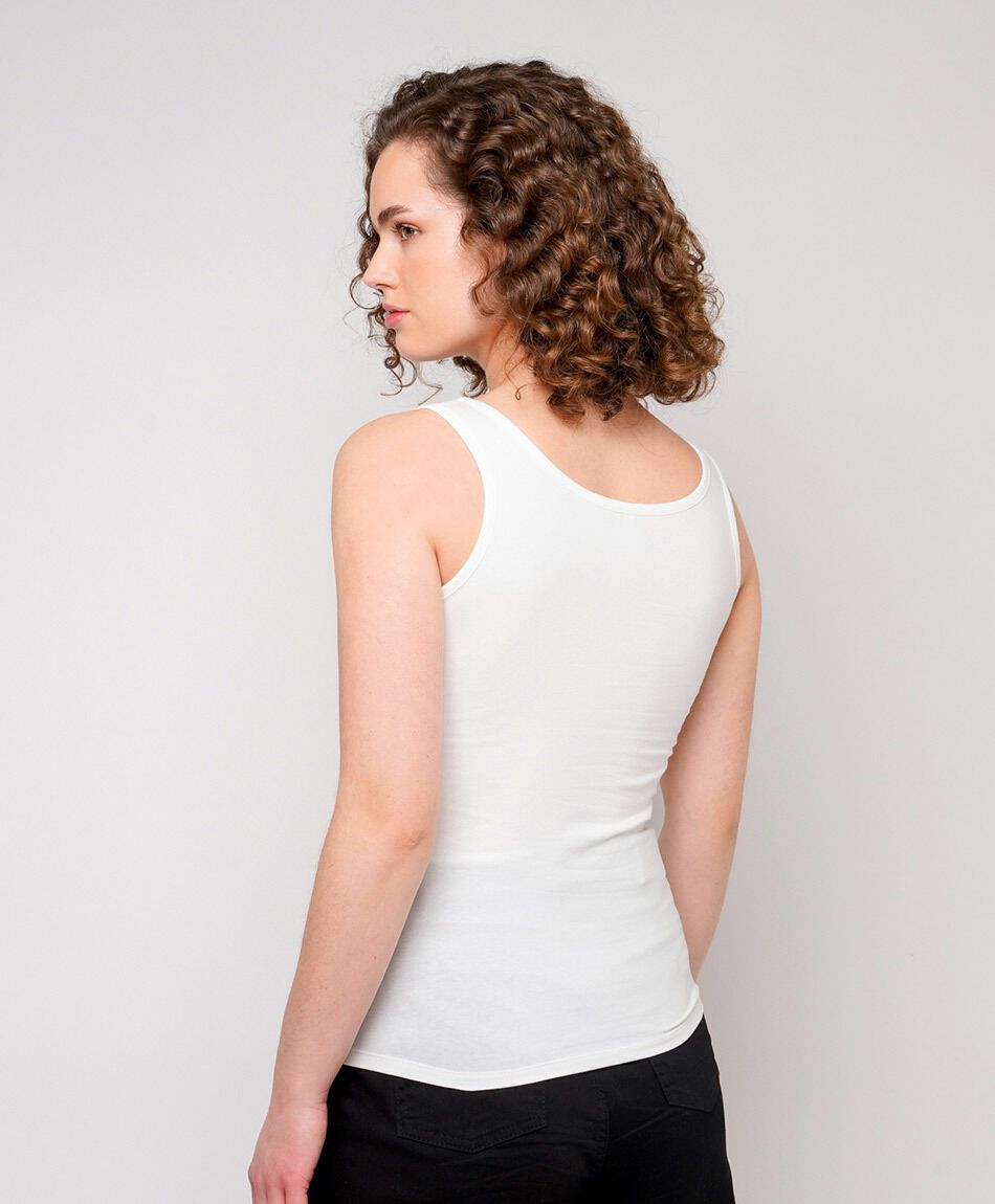 Remera mujer top botones