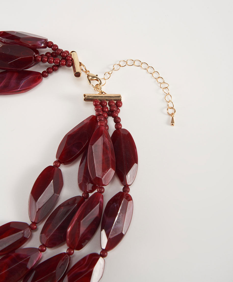Collar mujer piedras grandes
