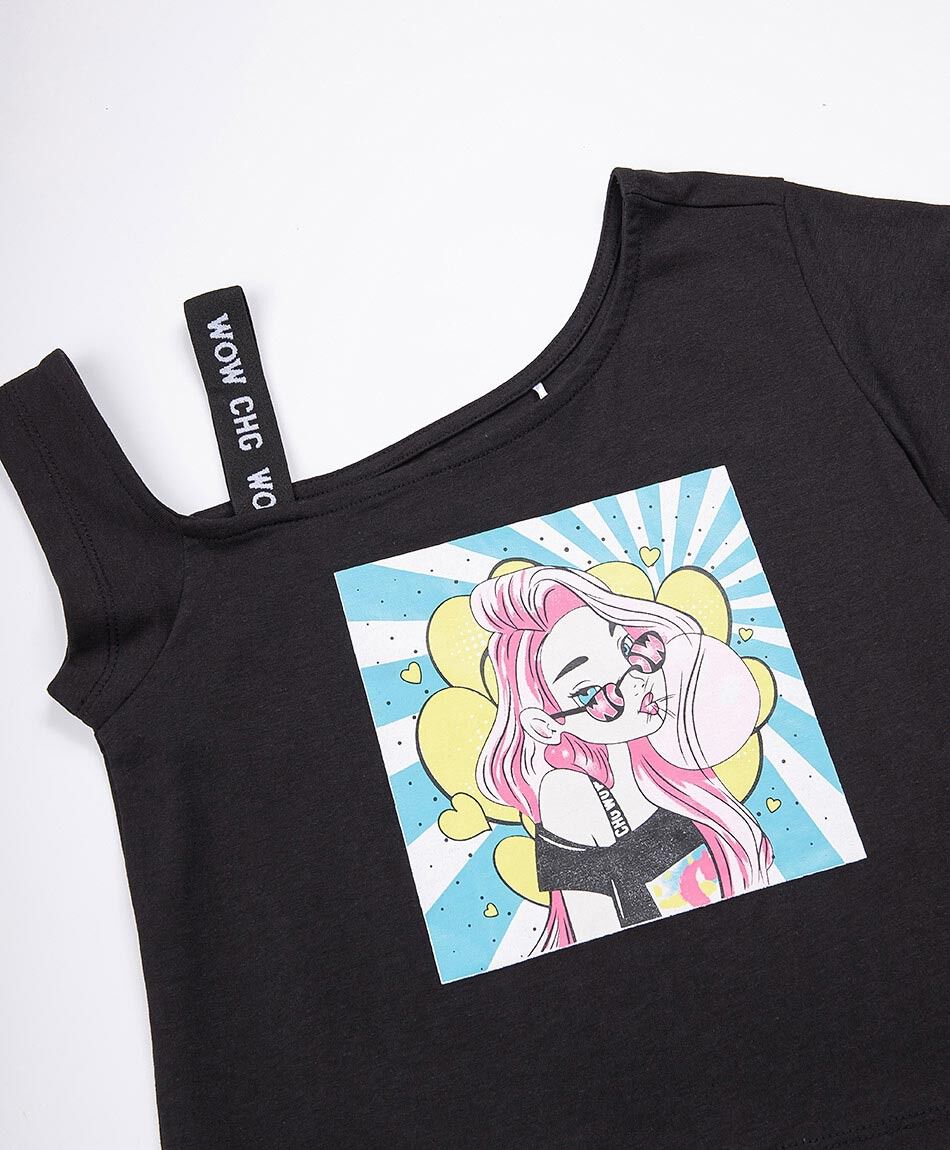 Remera ni&ntilde;a tirante