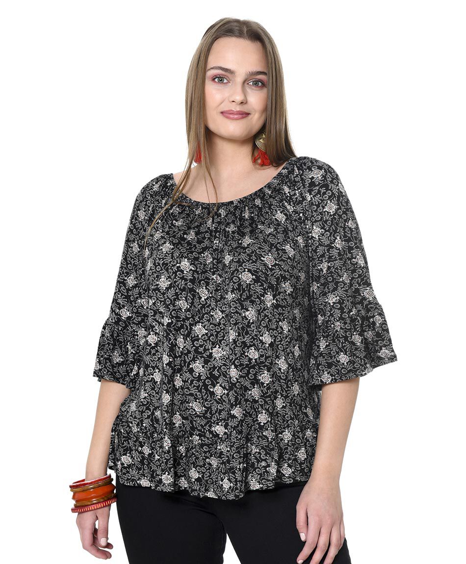 Polera estampada