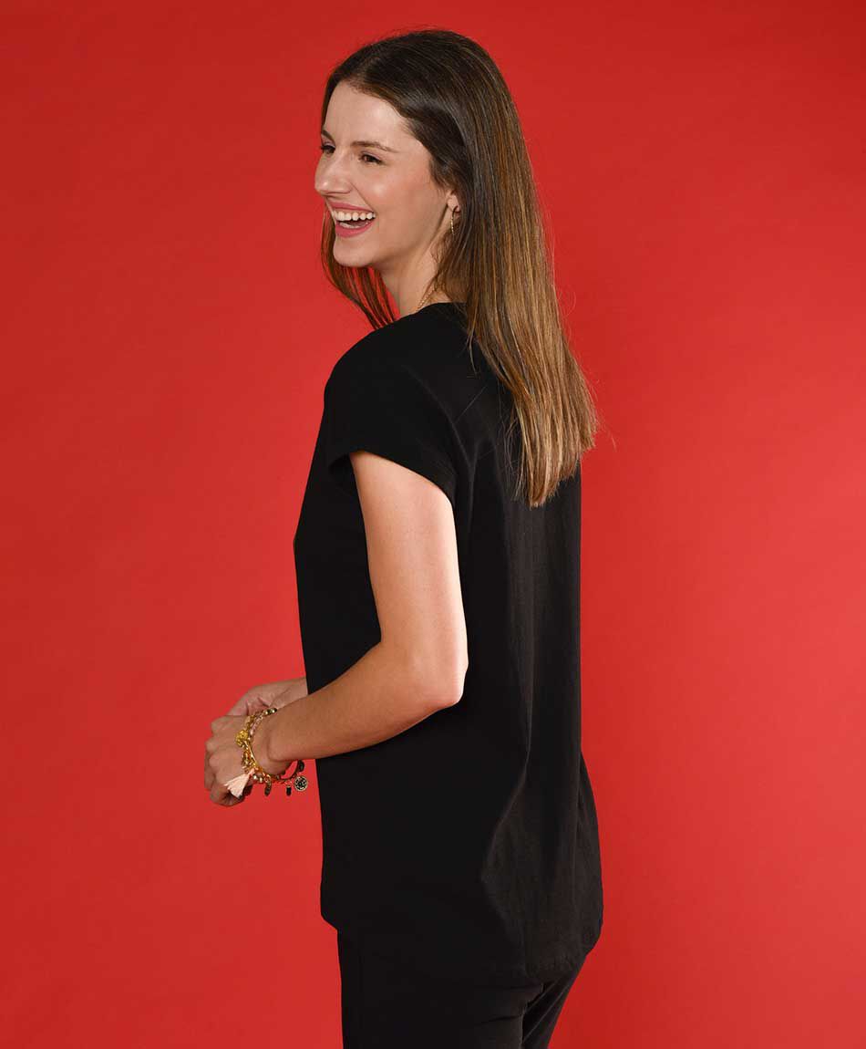 Polera estampada