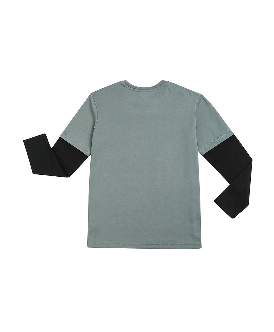 Polera ni&ntilde;o estampado racing