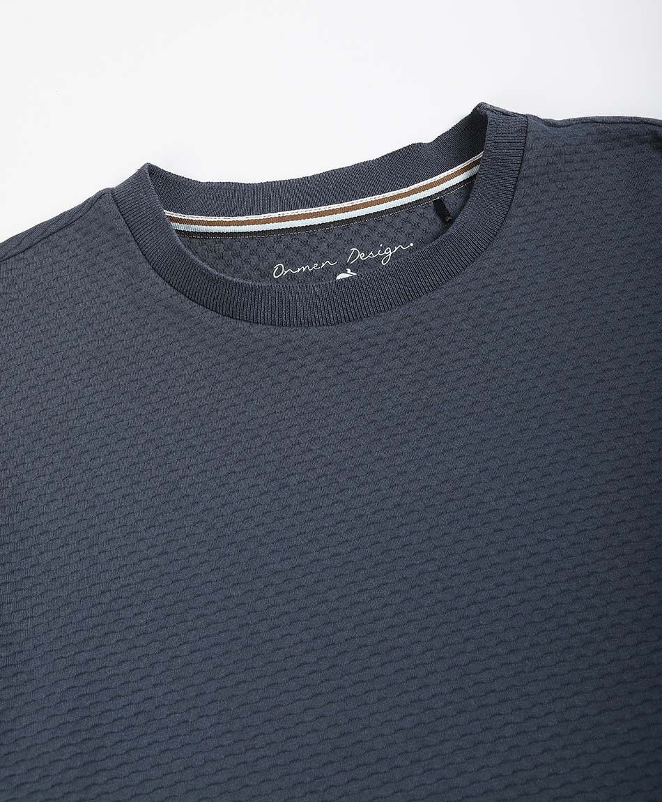 Remera hombre cuello redondo navy