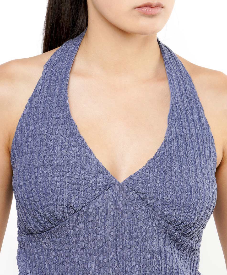 Camisa mujer top &iacute;ndigo